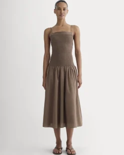 The Gauze Open-Back Dress