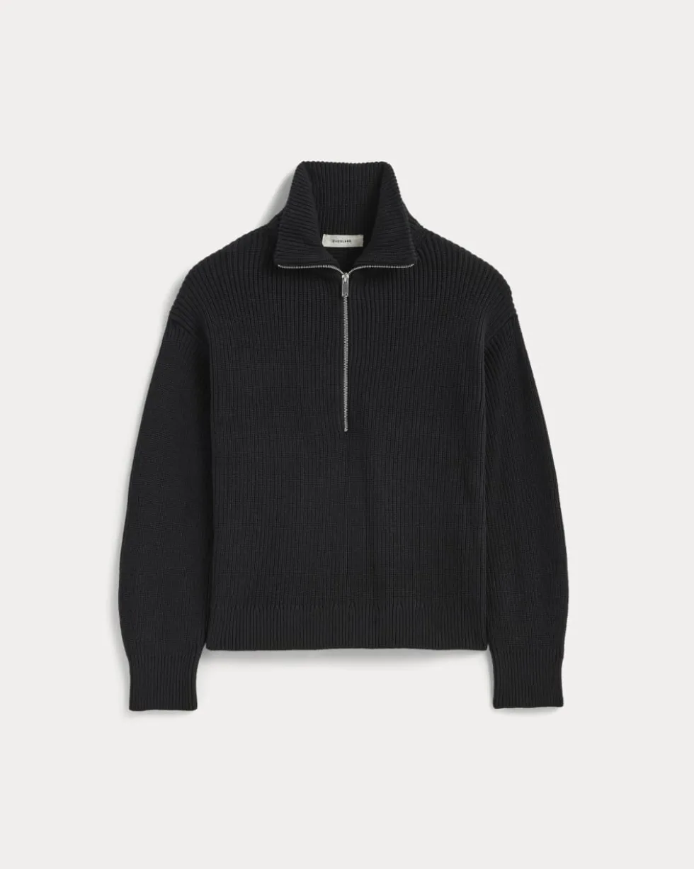 The Half-Zip in Everyday Cotton