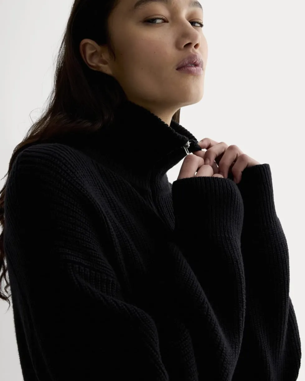 The Half-Zip in Everyday Cotton