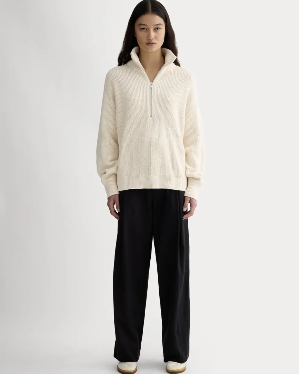 The Half-Zip in Everyday Cotton