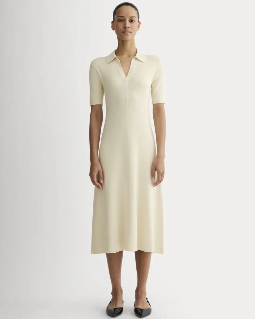 The Knit Polo Dress