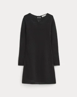 The Lace Knit Mini Dress
