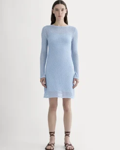 The Lace Knit Mini Dress