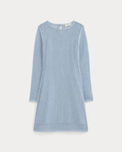 The Lace Knit Mini Dress