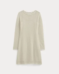 The Lace Knit Mini Dress