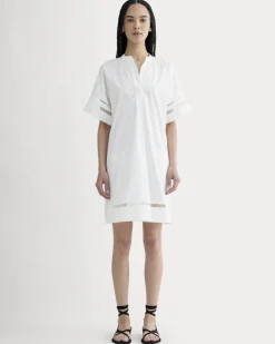 The Lace Trim Popover Dress