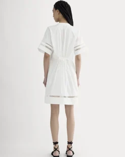 The Lace Trim Popover Dress