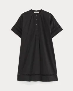 The Lace Trim Popover Dress