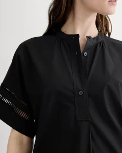 The Lace Trim Popover Dress