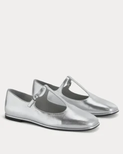The Leather T-Strap Flat
