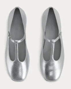 The Leather T-Strap Flat