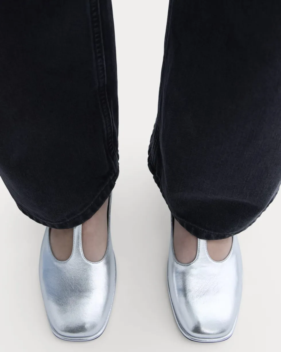 The Leather T-Strap Flat
