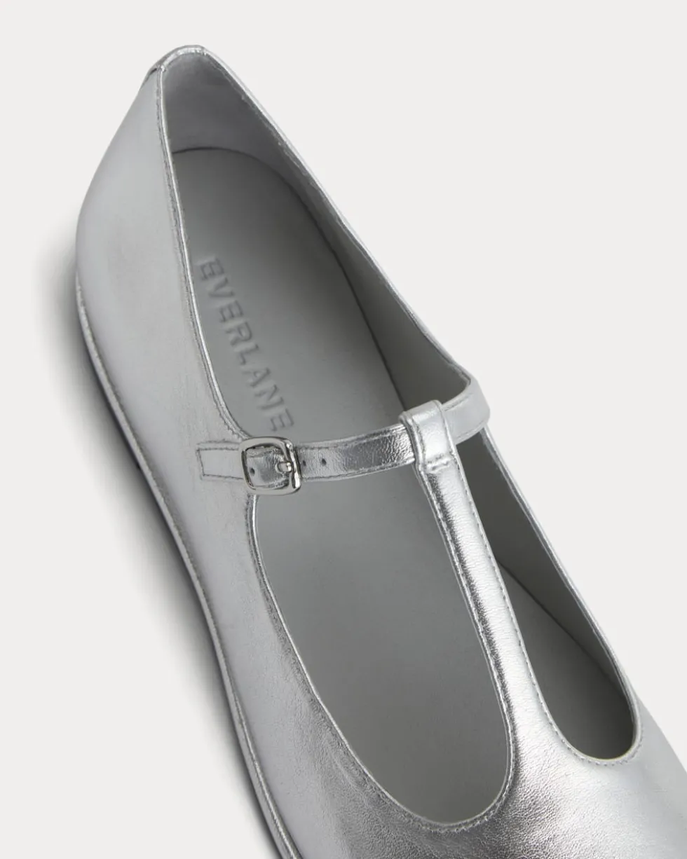 The Leather T-Strap Flat