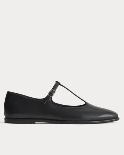 The Leather T-Strap Flat