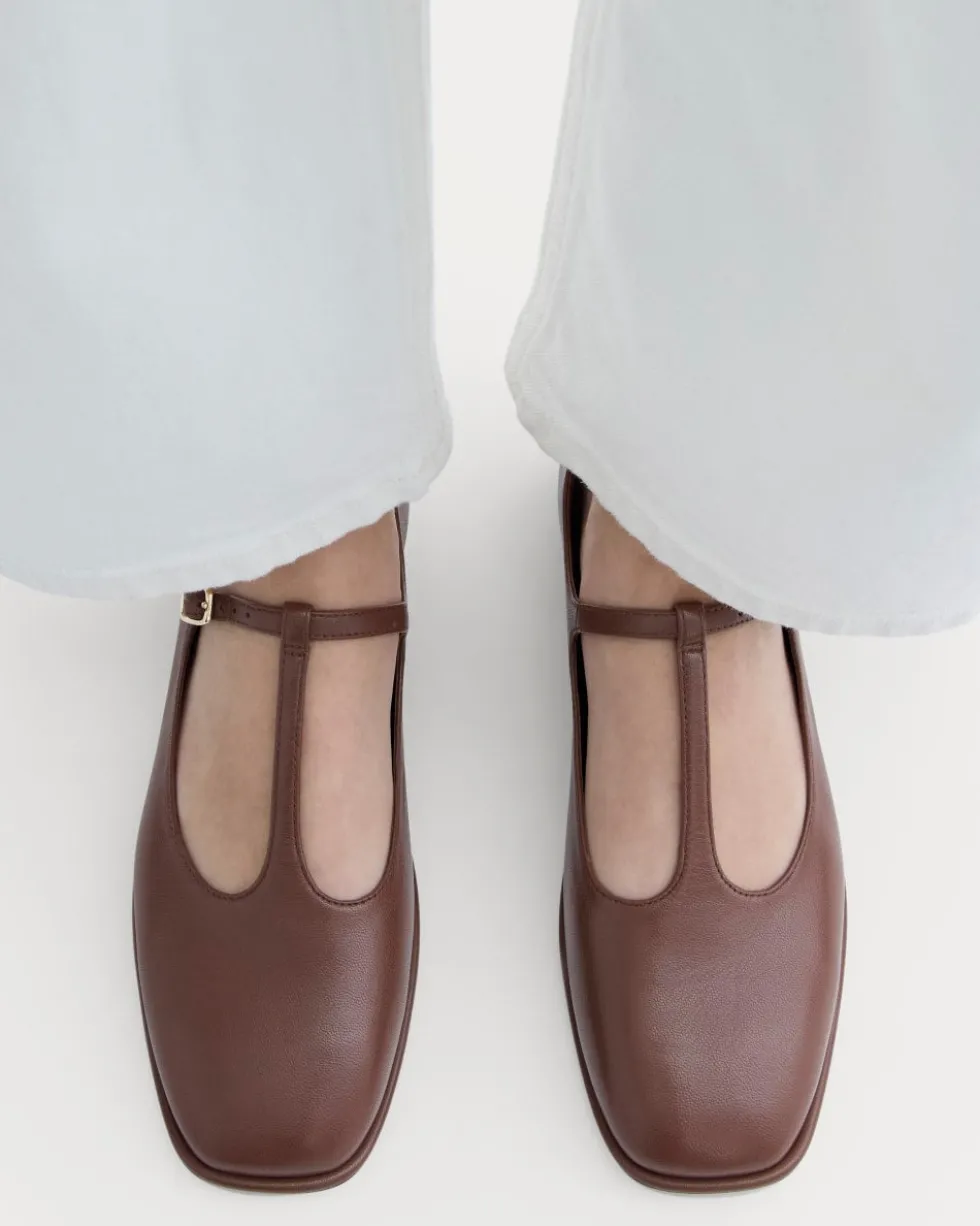 The Leather T-Strap Flat