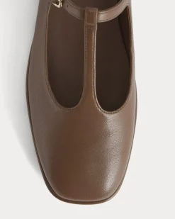 The Leather T-Strap Flat