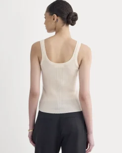 The Light Ribbed Cami in Ultrasoft Merino