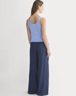 The Light Ribbed Cami in Ultrasoft Merino