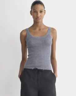 The Light Ribbed Cami in Ultrasoft Merino
