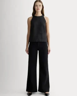 The Linen High-Neck Tank
