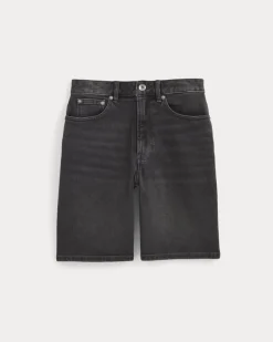 The Long A-Line Denim Short