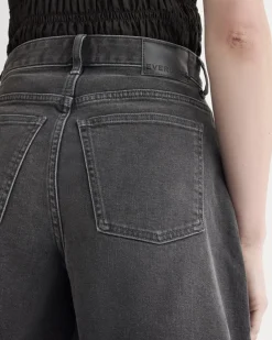 The Long A-Line Denim Short