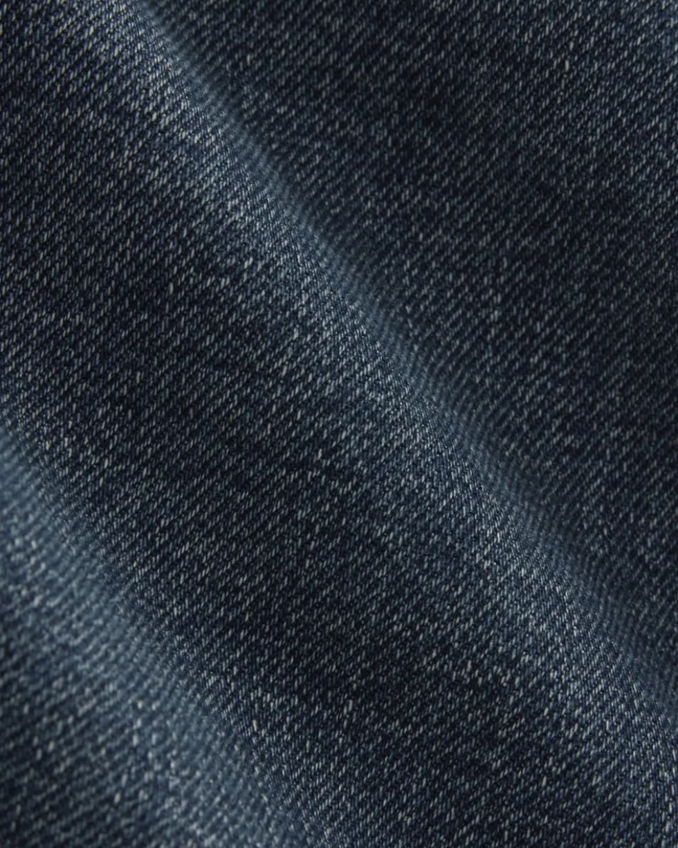 The Long A-Line Denim Short