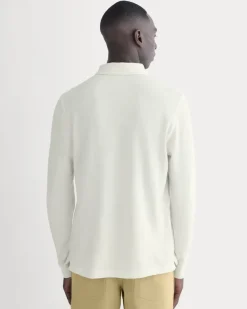 The Long-Sleeve Pique Polo