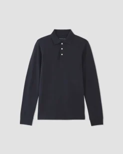 The Long-Sleeve Pique Polo