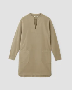 The Long-Sleeve Utility Mini Dress