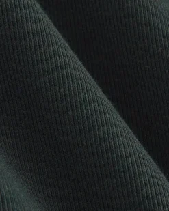 The Luxe Rib Funnel-Neck Tee