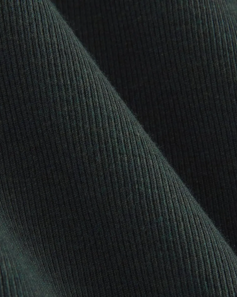 The Luxe Rib Funnel-Neck Tee