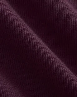 The Luxe Rib Funnel-Neck Tee