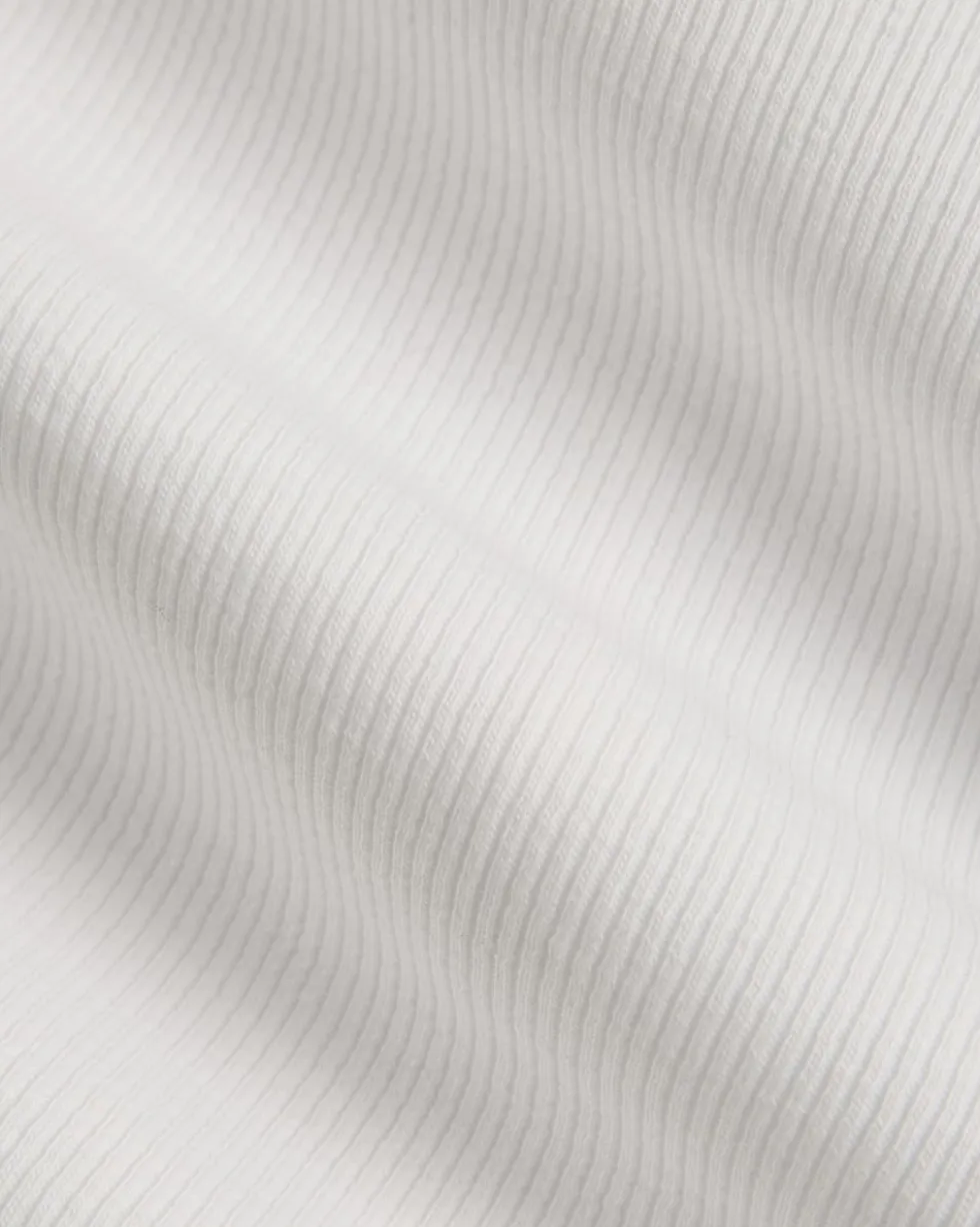 The Luxe Rib Funnel-Neck Tee