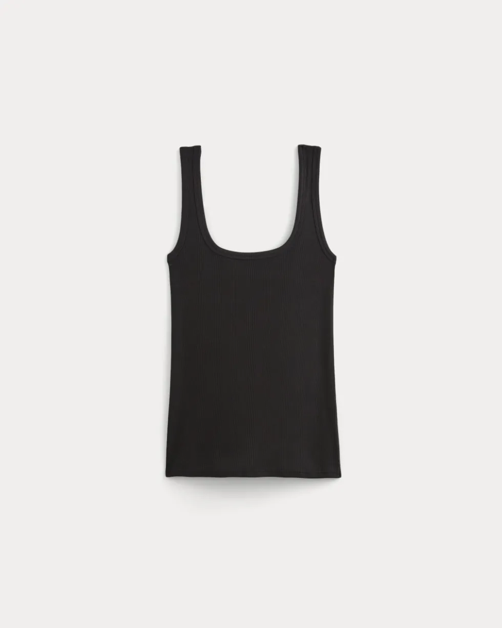 The Luxe Rib Square-Neck Tank
