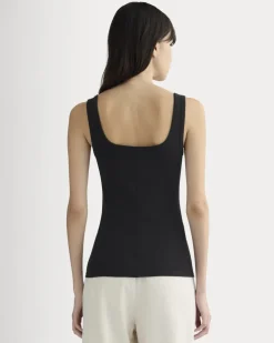 The Luxe Rib Square-Neck Tank