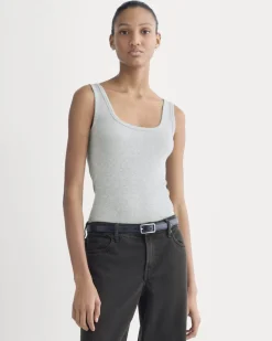 The Luxe Rib Square-Neck Tank