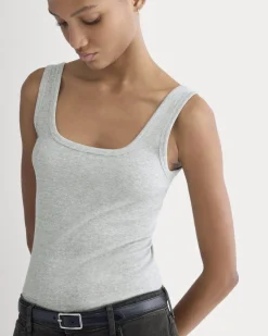 The Luxe Rib Square-Neck Tank