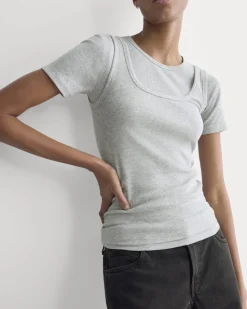 The Luxe Rib Square-Neck Tank