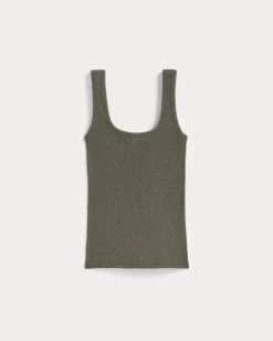 The Luxe Rib Square-Neck Tank