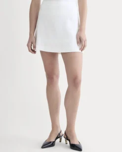 The Mini Skirt in Stretch Linen