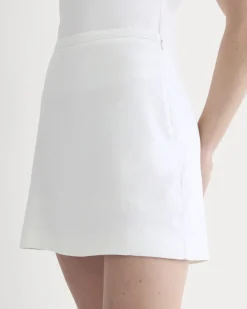 The Mini Skirt in Stretch Linen