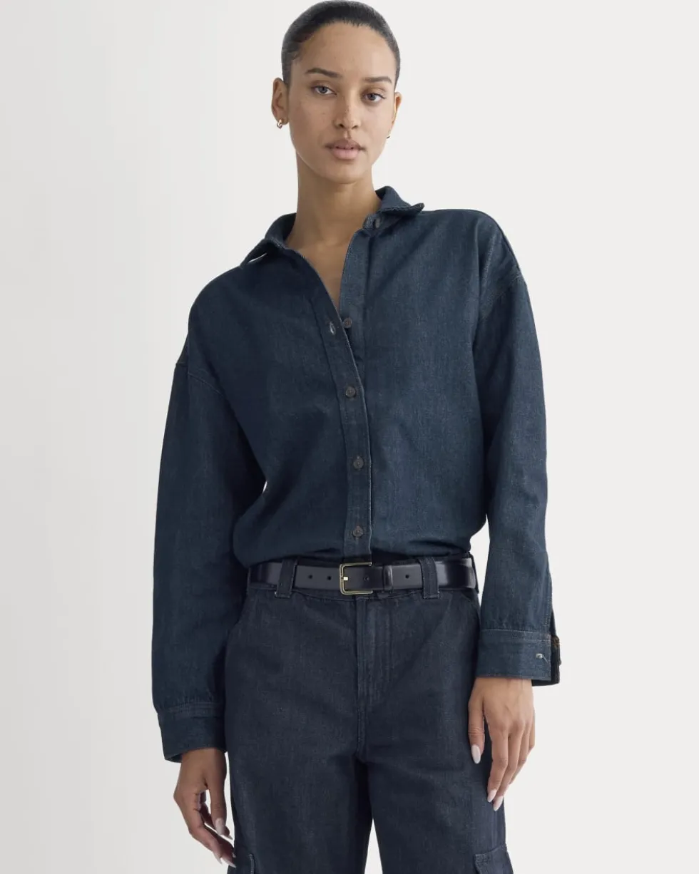 The Oversized Denim Shirt