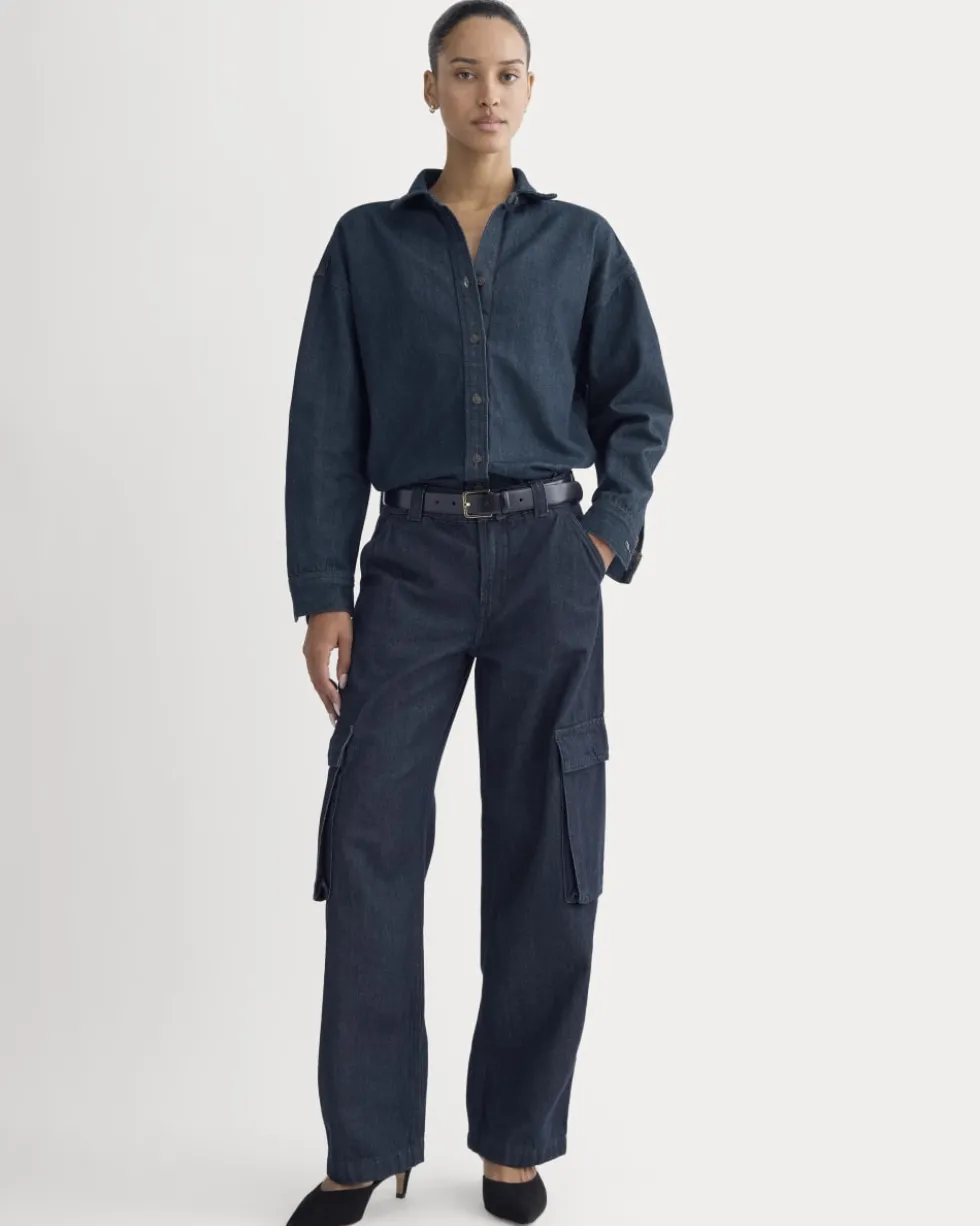 The Oversized Denim Shirt