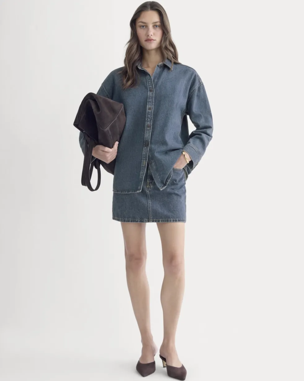 The Oversized Denim Shirt