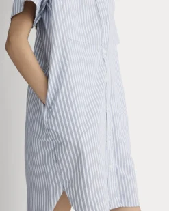 The Oxford Short-Sleeve Shirt Dress