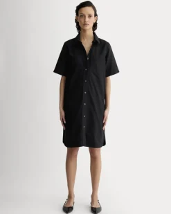 The Oxford Short-Sleeve Shirt Dress