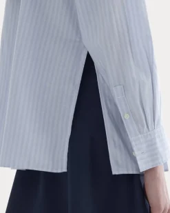 The Pleated Shirt in Silky Cotton