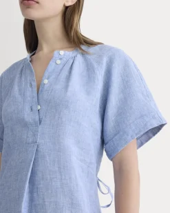 The Popover Dress in Linen