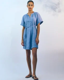 The Popover Dress in Linen